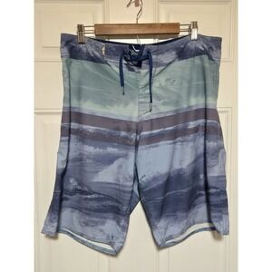 Salt Life‎ Swim Board Shorts Mens Size Medium Blue Stretch